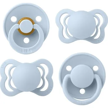 Bibs Try It Collection 4 ks 0-6 m, Baby Blue