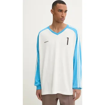 Pánské tričko Tričko s dlouhým rukávem adidas Originals JERSEY JC8374 béžová 01X, vel. XL