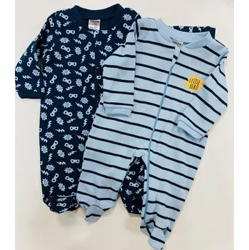 Overal na spaní, 2 pack, modrý, Jacky Velikosti: 74