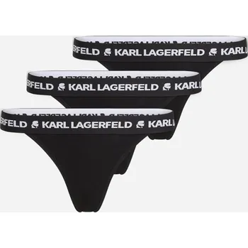 Kalhotky SPODNÍ PRÁDLO KARL LAGERFELD LOGO BRAZILIAN BLACK