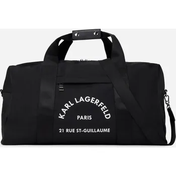 Kabelka TAŠKA KARL LAGERFELD K/RSG NYLON WEEKENDER BLACK