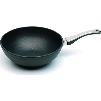 Pánev EXCELENT ručně litá titan diamantový Wok HARECKER 30 cm