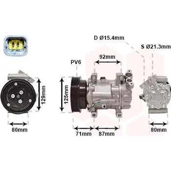 Kompresor klimatizace Kompresor, klimatizace VAN WEZEL 4300K401