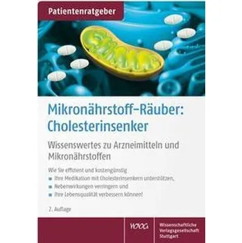 Mikronährstoff-Räuber: Cholesterinsenker - Gröber, Uwe [DE] (2021, Brožura, Wissenschaftliche)