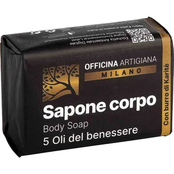 Mýdlo Officina Artigiana 5 Oli del benessere sprchové mýdlo 100 g