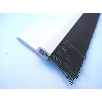 Těsnění do okna a dveří STRIBO PLAST PVC lišta s kartáčkem 102,5 cm bílá samolepící 1ks