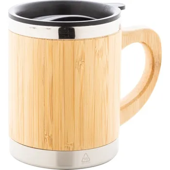 Termohrnek Reklamní Booka Plus termo hrnek, přírodní