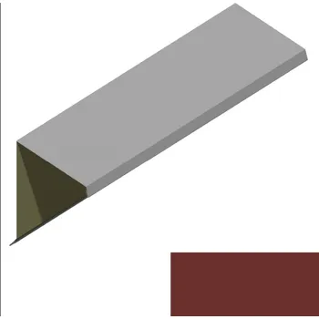 Ukončení pultové střechy RS312S-60 SP&nbsp;25 RAL 3009 cihlově hnědá