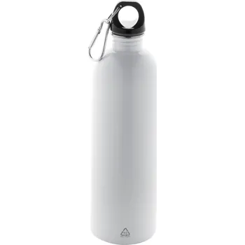 Láhev Reklamní Ressuto XL láhev z recyklované nerezové oceli, bílá