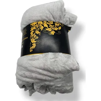 deka Sendia mikroplyšová světle šedá deka 200x230cm Barva: Šedá, rozměr: 200x230cm