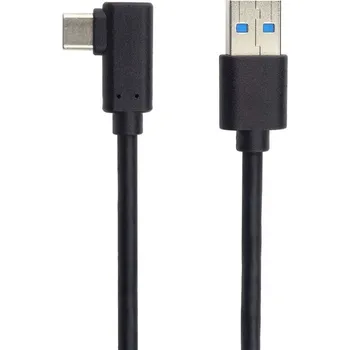 Datový kabel KABEL USB 2.0 konektor USB A / USB-C 3.0 UHLOVÝ - 2m