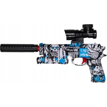 Elektrická pistole na gelové kuličky, Beretta 92S, automatická