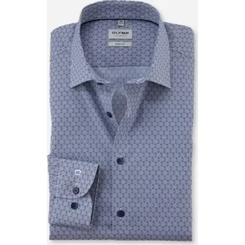 Pánská košile Olymp Level Five Body Fit společenská košile 203874 18 Modrá 40