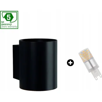 Nástěnné svítidlo Prodloužená záruka 5 let: Svítidlo Squalla G9 Trubice Černá