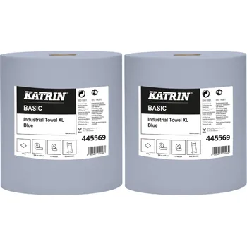 Papírová utěrka Katrin Basic XL 445569 1vrstvé modrá 2 ks