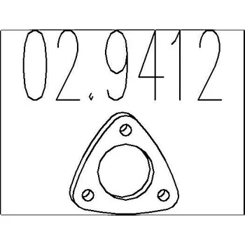 Těsnění výfuku Těsnění, výfuková trubka MTS 02.9412