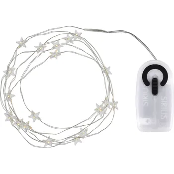 Vánoční dekorace Sirius, Světelný řetěz Trille 20 LED, hvězdy