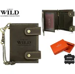Always Wild Pánská kožená peněženka zabezpečena technologií RFID Mindszent hnědá univerzální