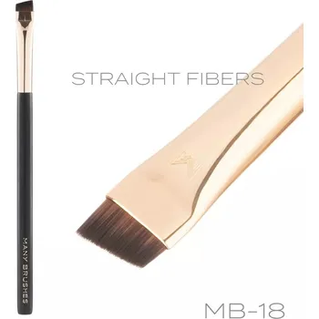 Kosmetický štětec MB-18 | Zkosený štětec na obočí a oční linky | Many Brushes Essentials
