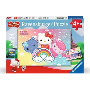 Puzzle Puzzle 2×24 dílků HELLO KITTY