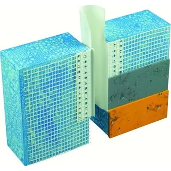 Stavební profil Profil dilatační průběžný 6327/2,50m 15-60mm, tl.om.5mm, E-tvar, PVC+tkanina VWS