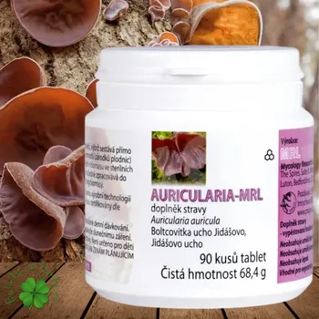 Přírodní produkt MRL AURICULARIA Jidášovo Ucho 90 tablet