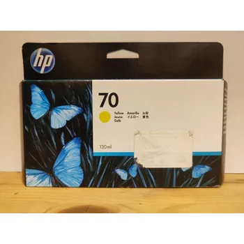 C9454A, HP 70 originální inkoustová náplň Yellow 130ml, po expiraci se zárukou