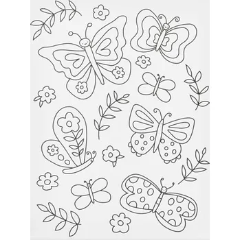 Malířské plátno Creative Malířské plátno s předtiskem 24x30 cm MOTÝLCI