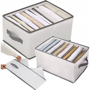 Organizér oblečení ORGANIZÉR DO ŠUPLÍKU skříně krabička organizér na oblečení uskladnění