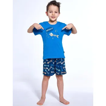 Pánská móda Pyžamo Cornette Kids Boy 789/120 Rybolov kr/r 98-128 Modrá 98-104