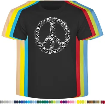 detske-levne-bavlnene-tricko-potisk-hipie-lebky Barva: Black -černá, velikost: 140