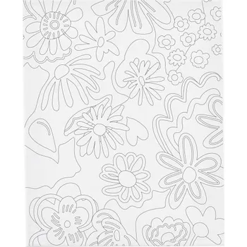 Malířské plátno Creative Malířské plátno s předtiskem 24x30 cm KVĚTINY