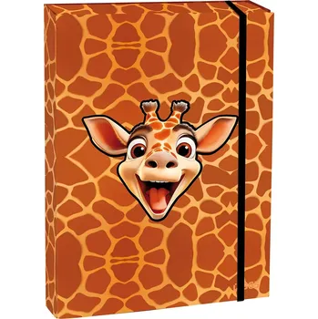 desky na sešit Box na sešity s klopou A4 Giraffe