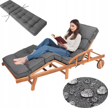 Polštář Polštář Hobbygarden 201 x 55 x 8 šedý