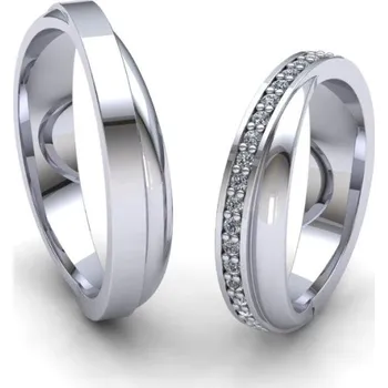 Prsten Snubní prsteny SN21001 Materiál: Bílé zlato 14kt