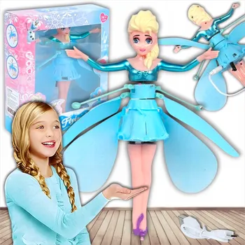 Panenka Létající víla Elsa Frozen, květinová panenka, USB