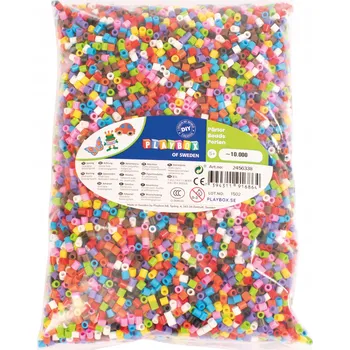 Dětské navlékací korálky Zažehlovací korálky 10 barev mix 10000 ks