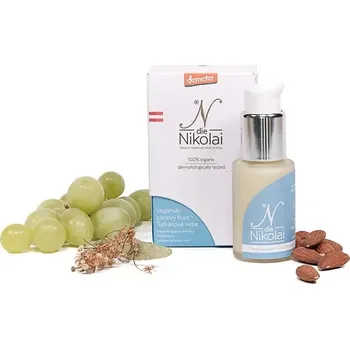 Pleťový krém Die NIKOLAI - Biodynamický pleťový fluid Šafránové Nebe - 30 ml