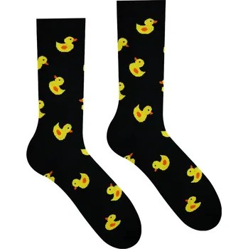 Pánské ponožky Hesty Socks Pánské ponožky Duck černo-žluté 43-46