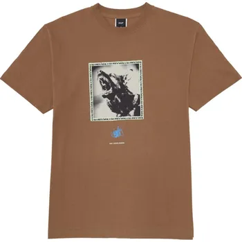 Pánské tričko huf Pánské triko beware tee camel