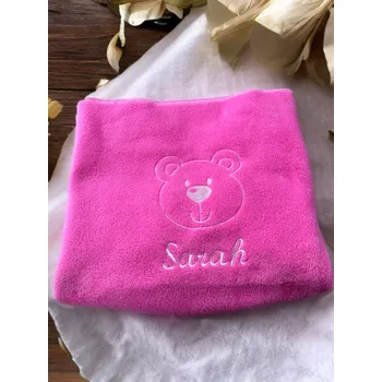 Dětská deka Dětská deka 100x73 cm fleece růžová Kaarsgaren