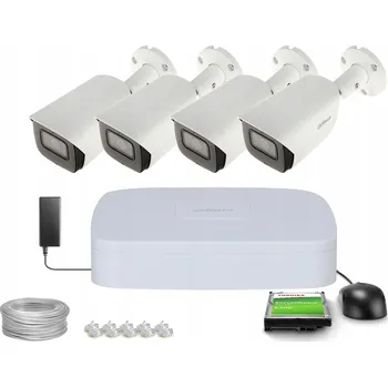 Bezpečnostní kamera Monitorovací sada 4x IPC-HFW3541E-AS-0360B-S2 5Mpx IR 50m DAHUA