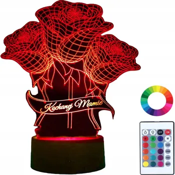 Lampička Plexido vícebarevná Noční lampa