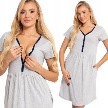 Dámská noční košile Noční Formommy šedá, velikost 3XL