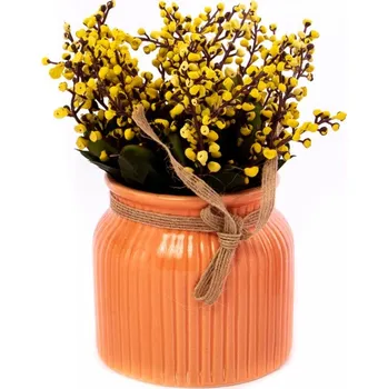 umělá květina Umělá Květina v Květináči 18 cm Různé Druhy