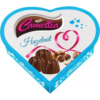 Čokoláda Alyan Camellia Srdce pralinky oříšek 105g (Alyan Camellia Srdce pralinky oříšek 105g)