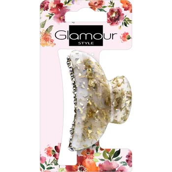 Glamour sponka do vlasů Gold