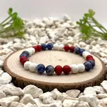 Certom Minerální náramek – sodalit, tyrkys a láva 0123