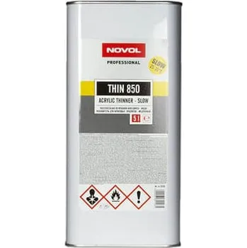 Ředidlo NOVOL Thin 850, ředidlo (AKRYL) SLOW (pomalé) 5 l