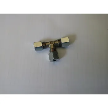 Tesařské kování Plynový T-rozdělovač 3 x RVS 8mm pro plynové instalace